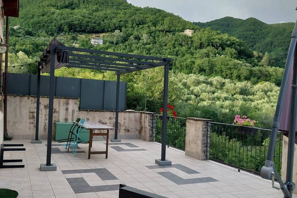 Die Terrasse unter den Sternen - Gesamtes Haus in Bagnone, Nationalpark Toskanisch-Emilianischer Apennin