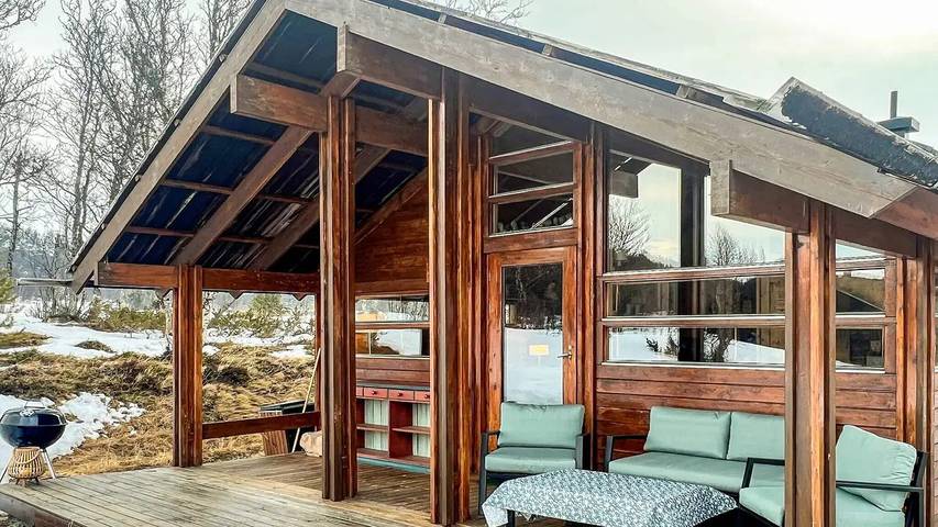Ferienhaus für 9 Personen, mit Sauna und Terrasse, mit Haustier