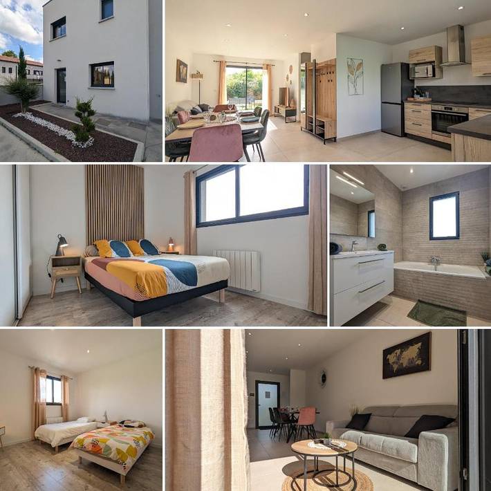 Gîte pour 6 personnes, avec terrasse à Jons - 3