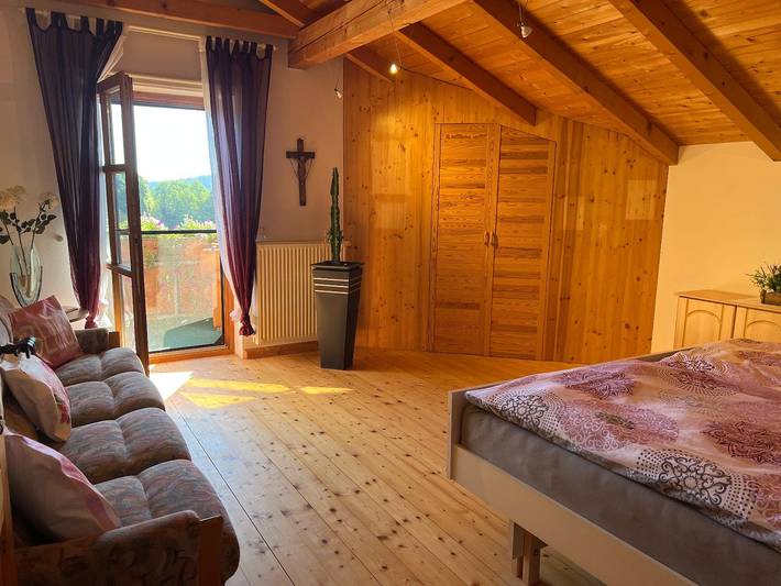 Ferienwohnung für 4 Personen, mit Balkon und Balkon/Terrasse sowie Terrasse und Garten in Dreiländereck (D-A-CZ) - 4