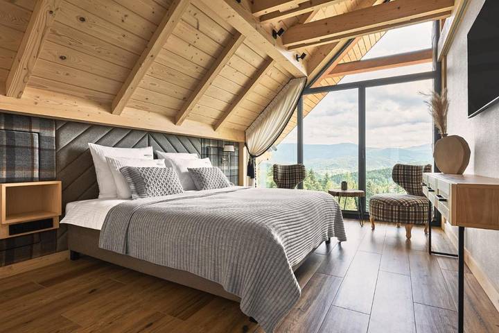 Gîte pour 12 personnes, avec jardin ainsi que sauna et jacuzzi à Stryszawa - 4