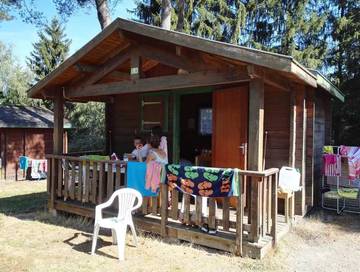 Cabane en bois pour 4 personnes, avec piscine en Corrèze