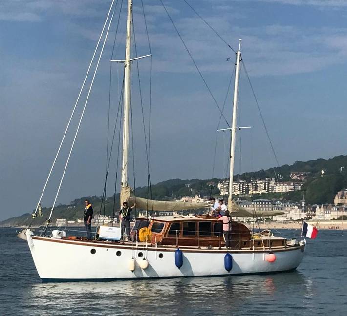 Bateau pour 3 personnes, avec terrasse et vue en Normandie - 3