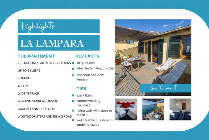 Gîte pour 2 personnes, avec balcon/terrasse à Manarola - 2