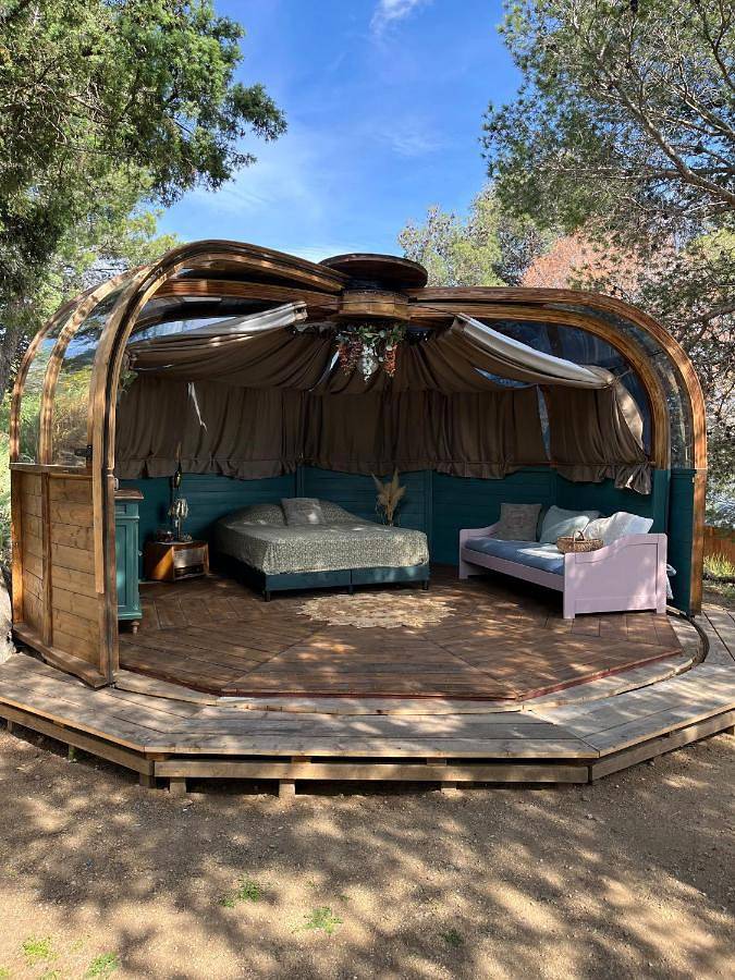 Tente pour 4 personnes, avec vue et jardin dans les Pyrénées-Orientales - 2