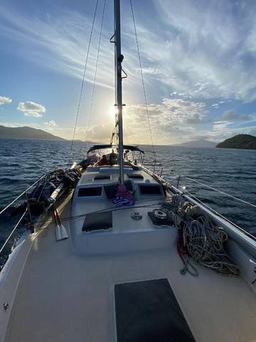 Bateau pour 2 personnes, avec terrasse et vue en Guadeloupe