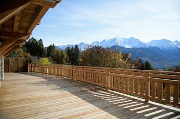 Location de vacances pour 4 personnes, avec vue et terrasse, animaux acceptés à Passy