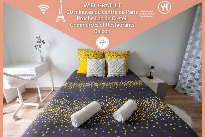 Appartement de vacances pour 6 personnes, avec balcon