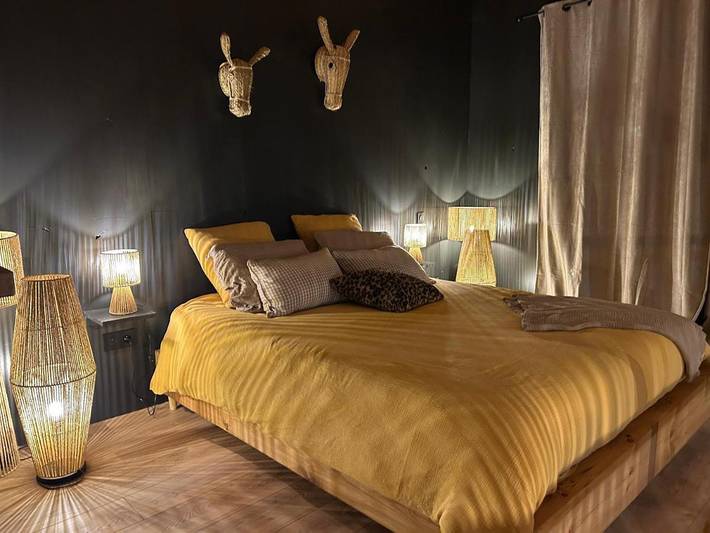 Maison de vacances pour 2 personnes, avec Jacuzzi et Terrasse ainsi que Jardin et Vue à Condette