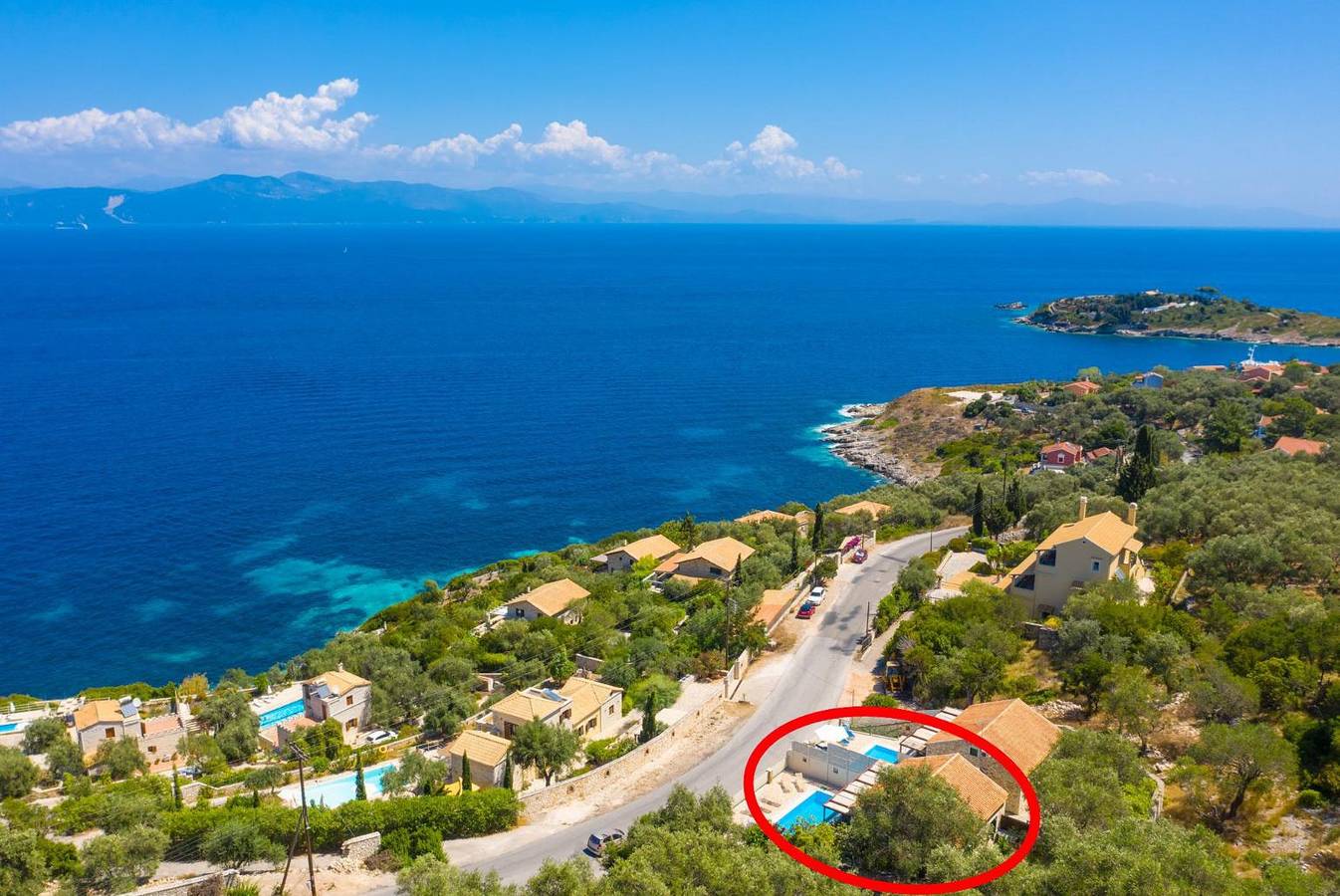Villa pour 6 personnes avec terrasse in Ieromonachos, Paxos