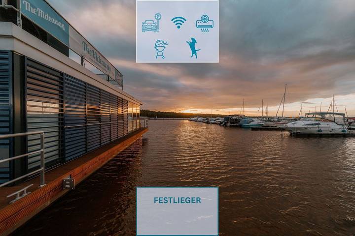 Ferienhaus für 4 Personen, mit Ausblick und Terrasse sowie Seeblick, mit Haustier im Lausitzer Seenland