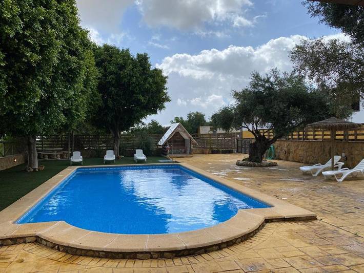 Casa rural para 10 personas, con vistas además de jardín y piscina en Arcos de la Frontera - 4