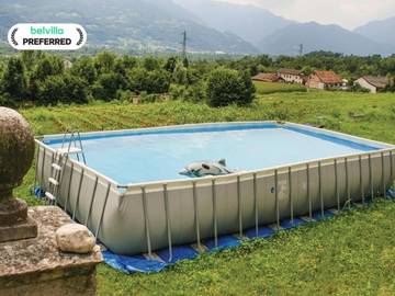Gîte pour 4 personnes, avec balcon ainsi que jardin et piscine à Santa Giustina