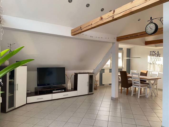 Ferienwohnung für 5 Personen, mit Garten und Ausblick in Eckental