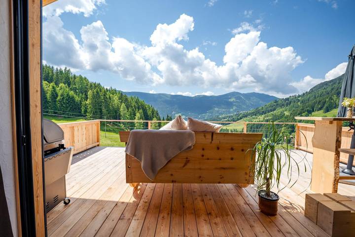 Chalet für 4 Personen, mit Garten und Balkon - 1
