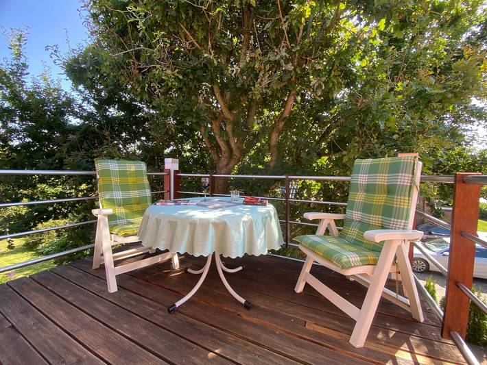 Ferienhaus für 2 Personen, mit Balkon und Garten in Wangerland