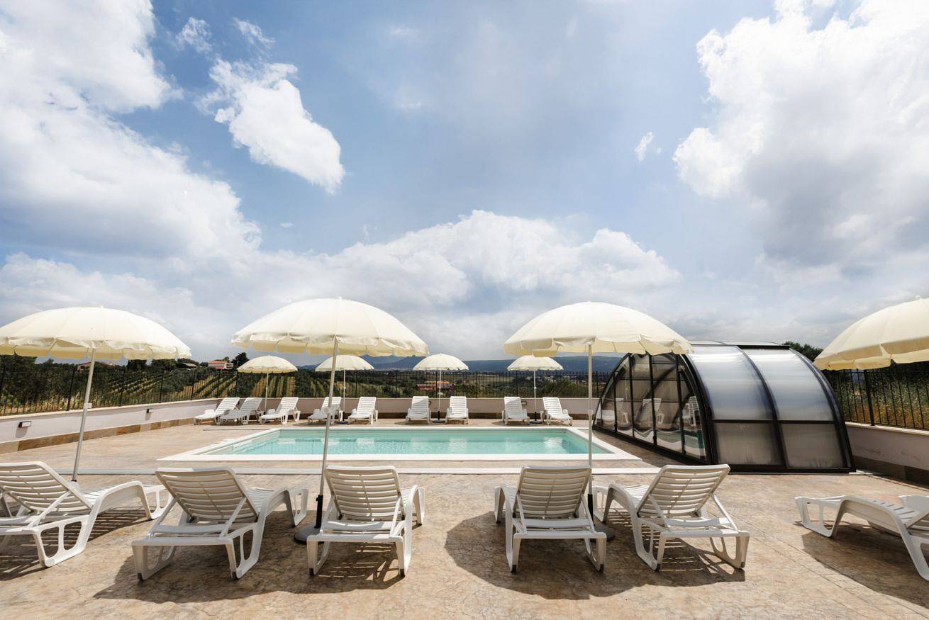 Villa für 17 Personen mit Pool in Viterbo, Viterbo Provinz