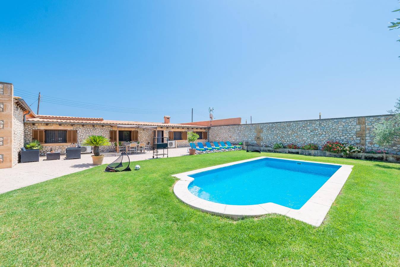 Sestados - Ferienhaus mit privaten Pool in sa Pobla. Wifi gratis in Sa Pobla, Mallorca Norden