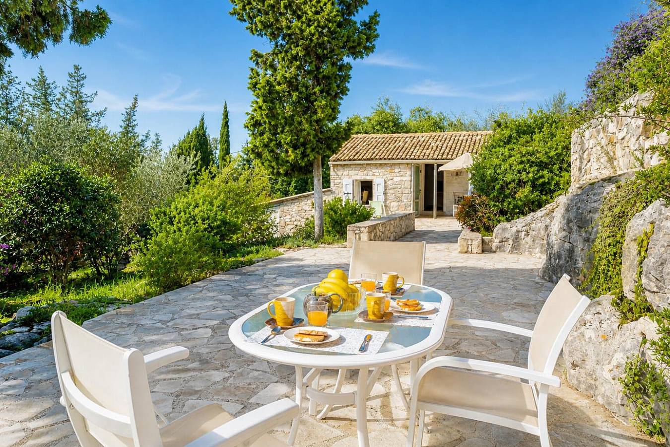 Villa für 3 Personen mit Terrasse in Vlachopoulatika, Paxos