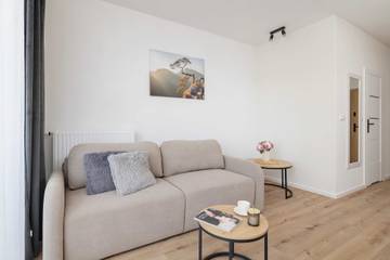 Gîte pour 2 personnes, avec balcon/terrasse, adapté aux familles à Katowice