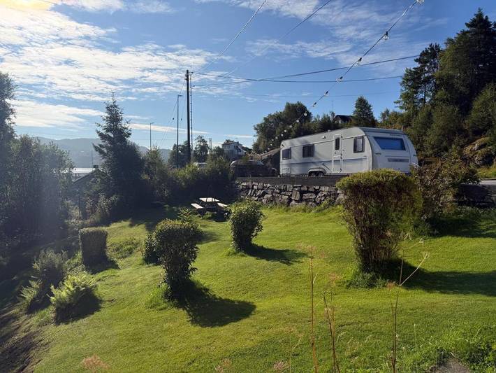 Camping per 4 persone, con Giardino e Sauna nonché Vista lago e Panorama a Bergen