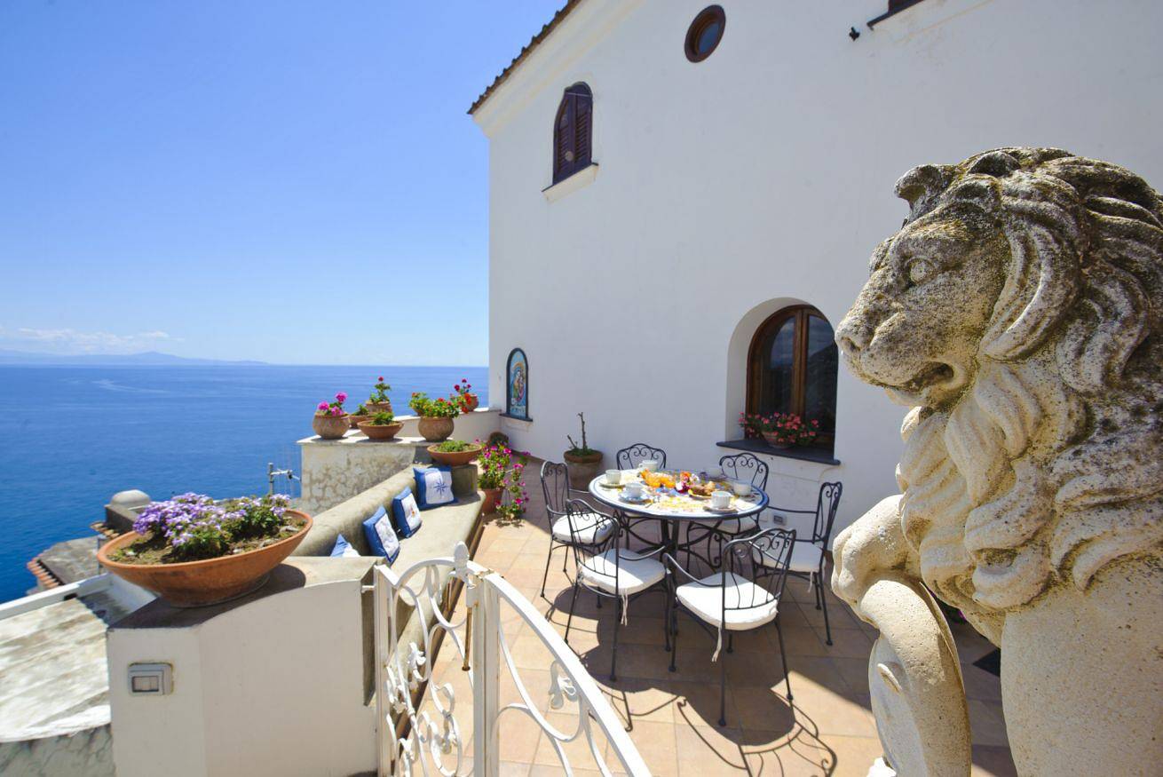 Ganze Wohnung, Ferienwohnung für 4 Personen mit Meerblick in Praiano, Amalfiküste