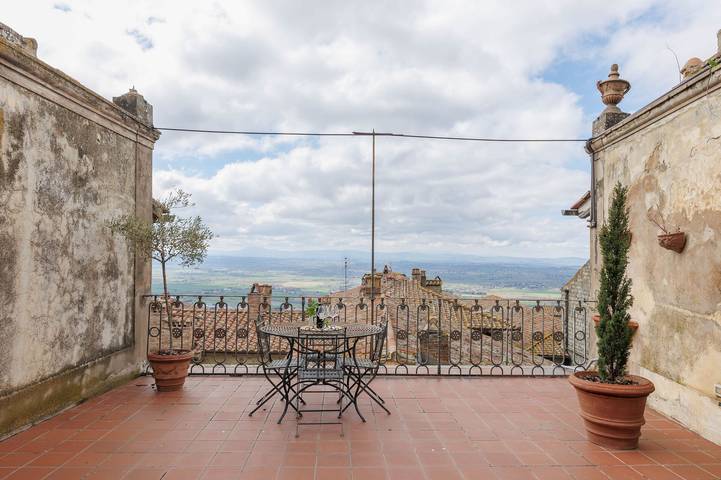 Ganze Wohnung, La Terrazza Sulla Valle in Cortona, Arezzo Provinz