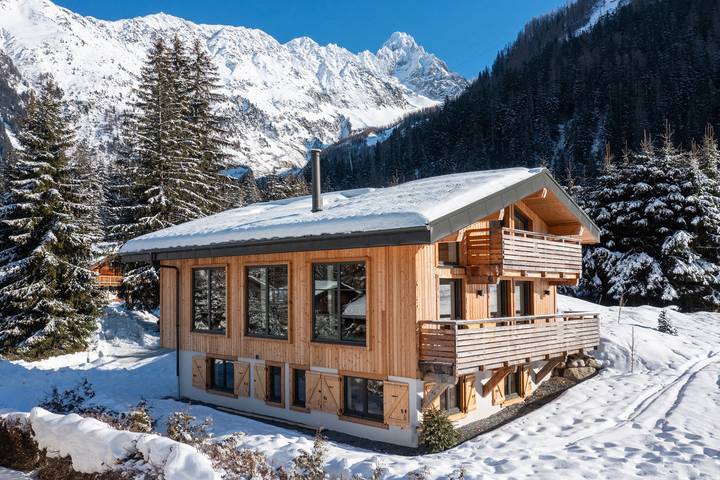 Vakantiehuis voor 10 personen, met balkon en tuin in Chamonix