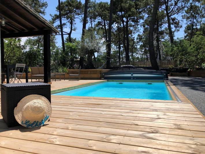 Maison d’hôte pour 2 personnes, avec vue ainsi que jardin et piscine au Cap Ferret - 4