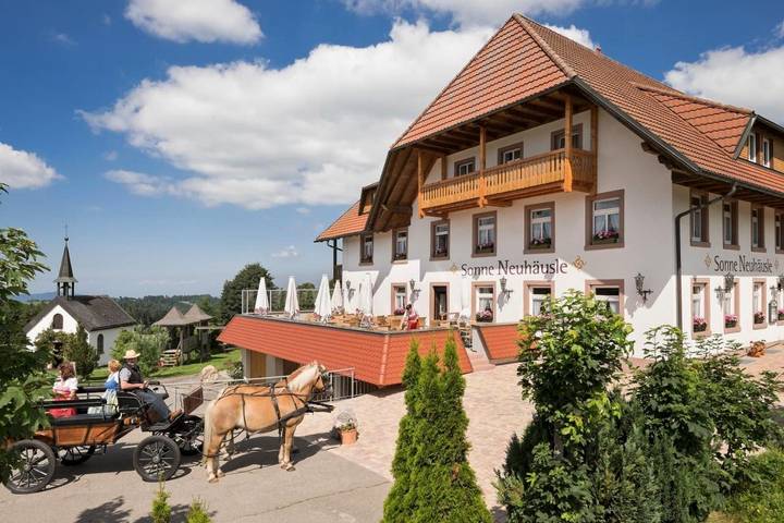 Maison d’hôte pour 6 personnes, avec Balcon et Terrasse ainsi que Jardin et Sauna