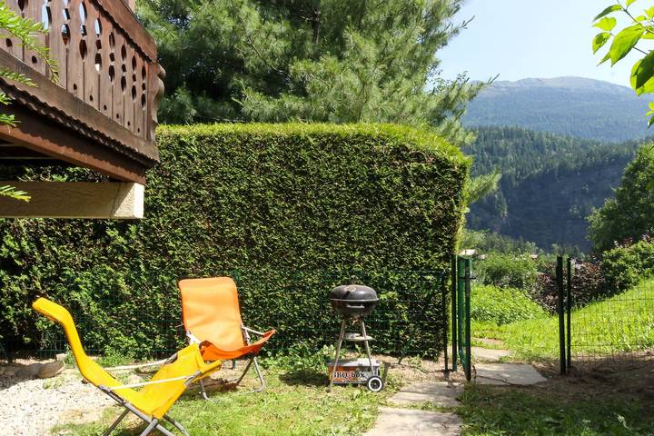 Chalet Kandahar -Jardin-Skis aux pieds-Piscine in Les Houches, Mont-Blanc-Massiv