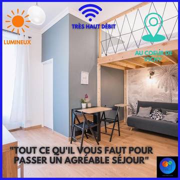 Gîte pour 4 personnes, animaux acceptés dans Centre Culturel Valery Larbaud Vichy