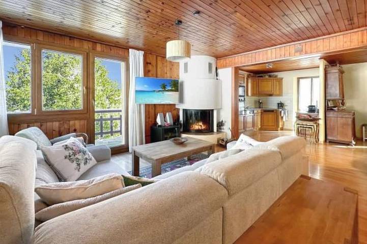 Location de vacances pour 10 personnes, avec balcon dans Les Marécottes