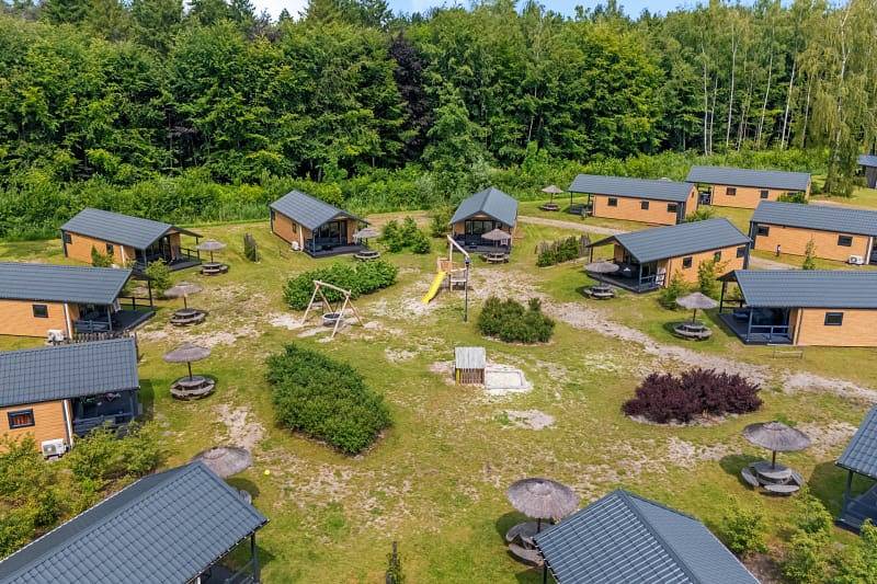 Caravan voor 6 personen met terras in Veluwe