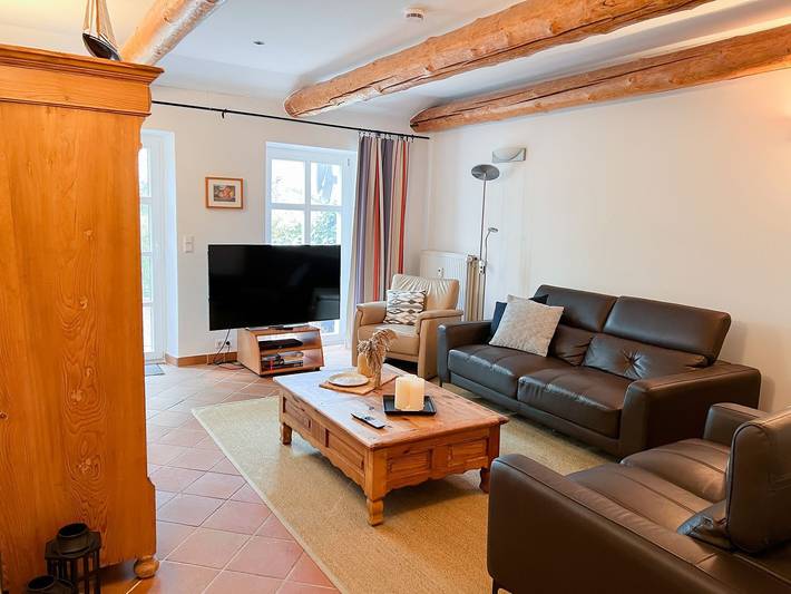 Ferienwohnung für 6 Personen, mit Sauna und Terrasse, mit Haustier in Loquard