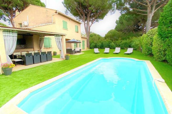 Villa für 8 Personen, mit Garten und Terrasse in Saint-Tropez