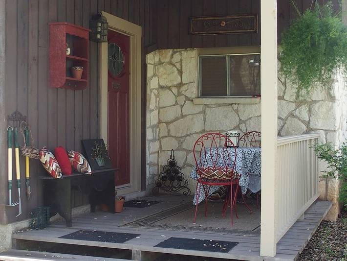 Cabin for 4 people, with terrace in Texas Hill Country