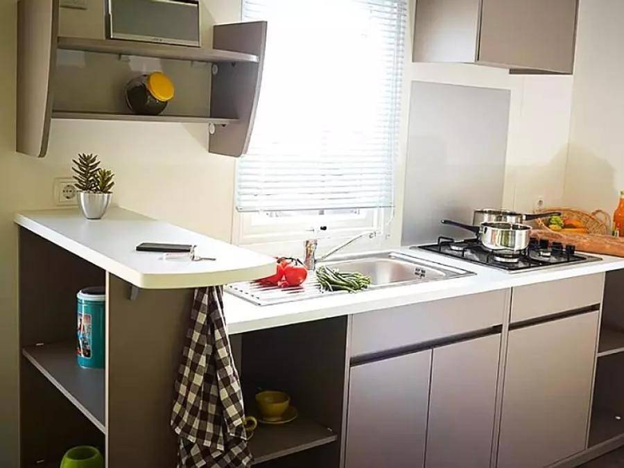 Camping Les Ajoncs d'Or - Mobilhome 6 personnes - 3 Pièces 4/6 Personnes + Tv in La Baule-Escoublac, Côte d'Amour
