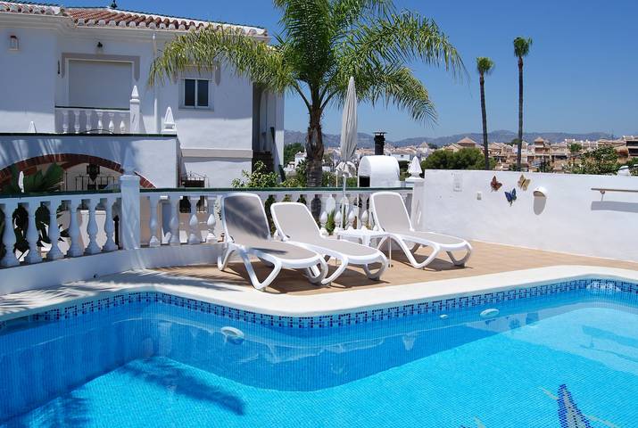Ferieleilighet for 5 personer, med hage og terrasse i Nerja