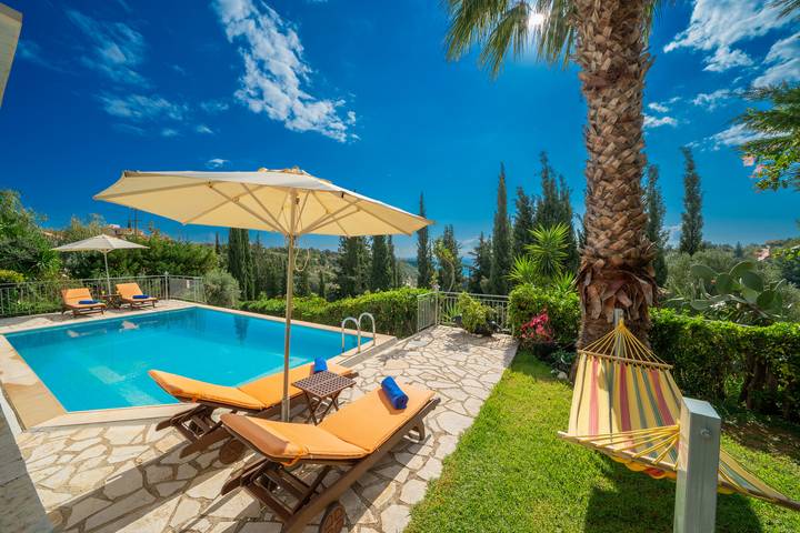 Villa pour 7 personnes, avec balcon et jardin, adapté aux familles dans Skala - 4