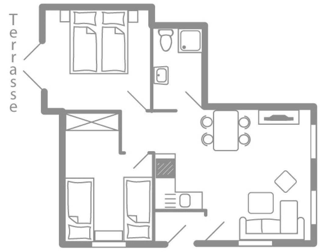 Ganze Ferienwohnung, Wohnung Backbord in Nebel, Amrum