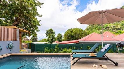 Gîte pour 7 personnes, avec piscine et jardin à Terre-de-Haut