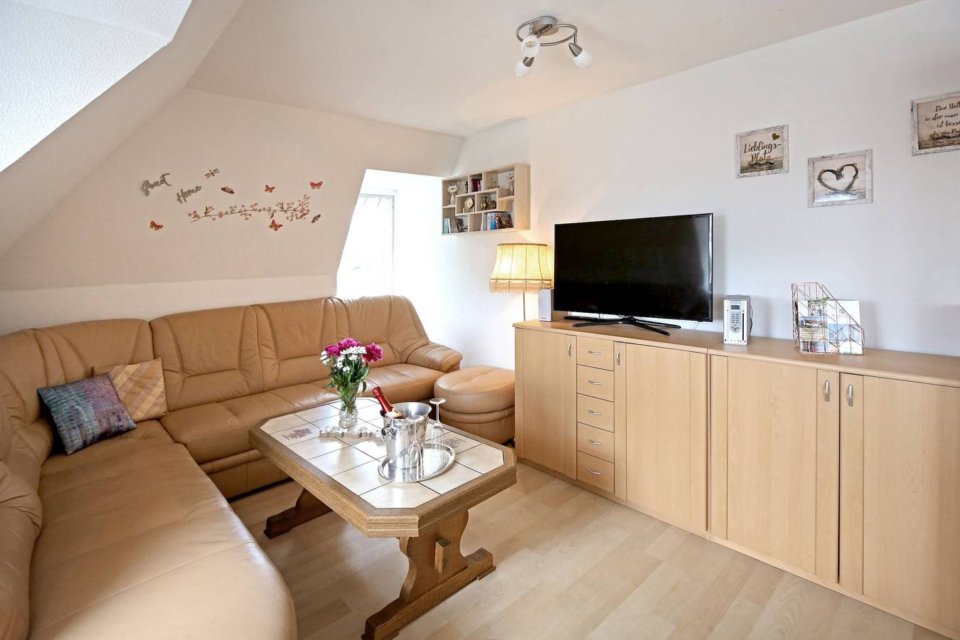 Ganze Ferienwohnung, Ferienwohnungen Haus Angela - Ferienwohnung 2, 30qm, 1 Wohn-/ Schlafzimmer, max 2 Personen in Mühlhausen, Unstrut-Hainich-Kreis