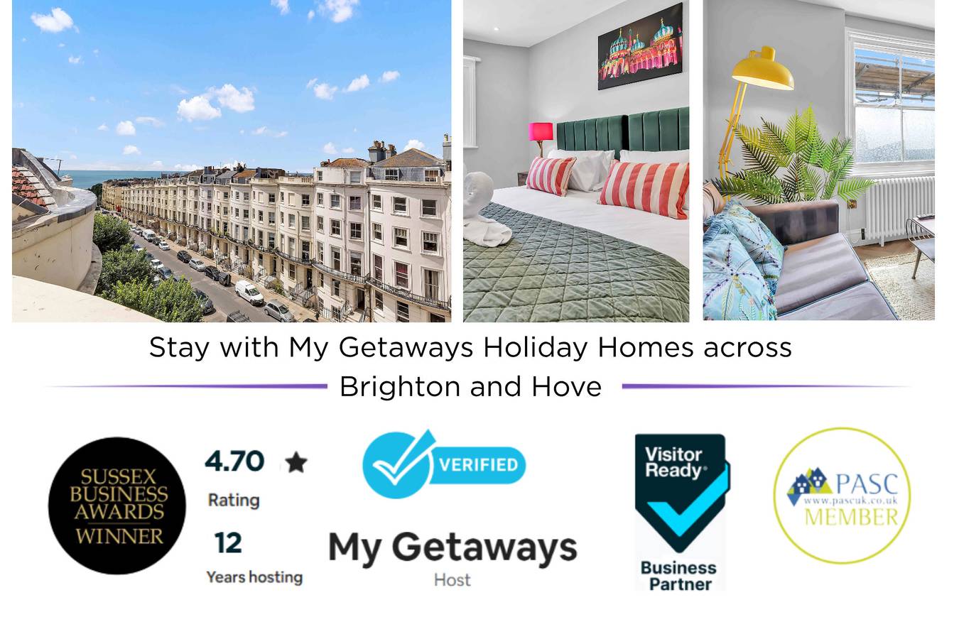 Entire apartment, Hove Alone 5 | By My Getaways in Hove, Brighton