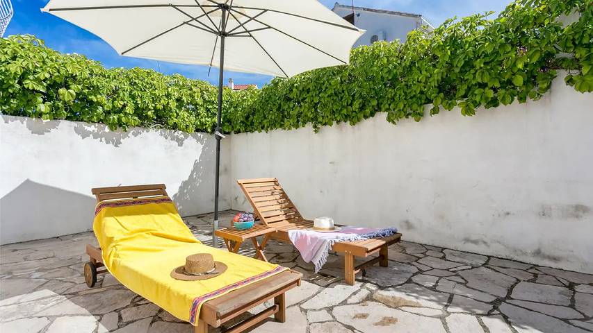 Ferienhaus für 4 Personen, mit Terrasse, mit Haustier