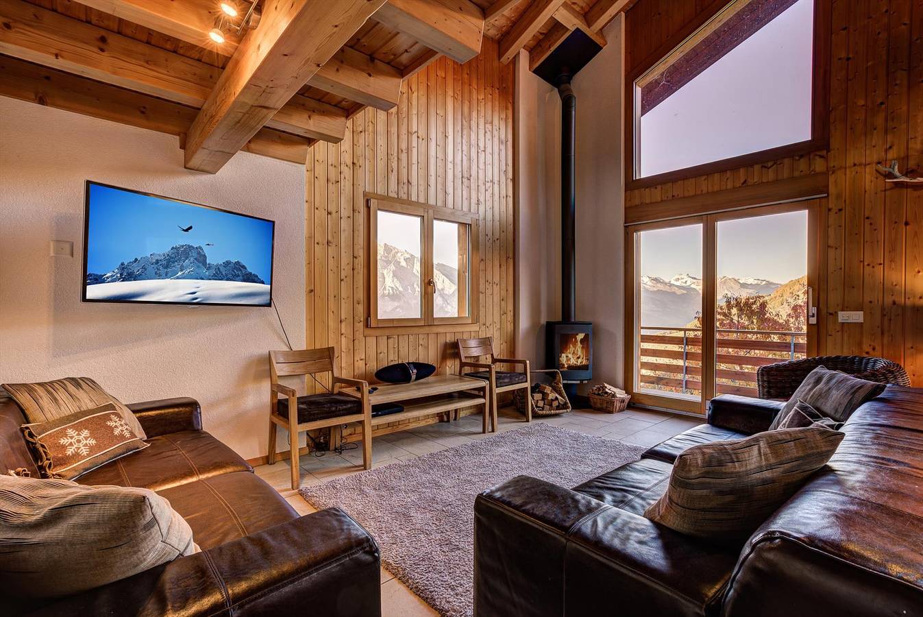 Chalet le Fauconnier in La Tzoumaz, Riddes