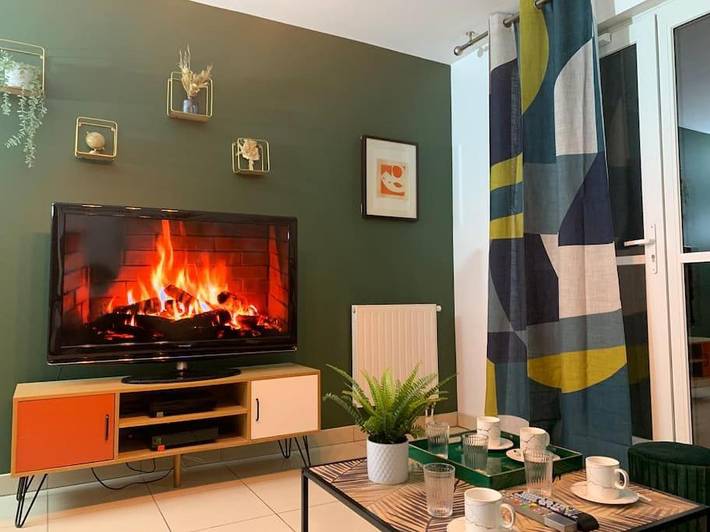 Appartement de vacances pour 4 personnes, avec Jardin et Vue
