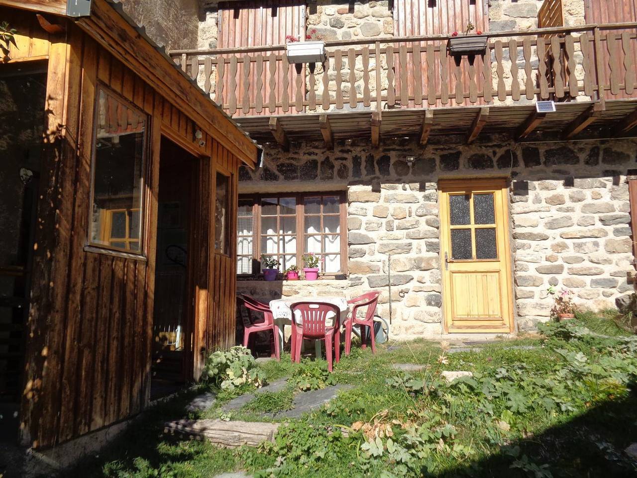 Gîte voor 3 personen met terras in Les Hieres, La Grave