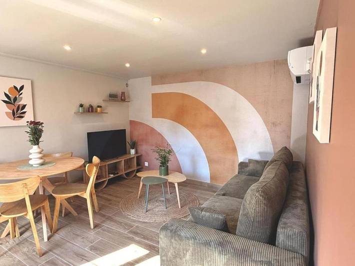 Appartement de vacances pour 5 personnes, avec Terrasse et Jardin