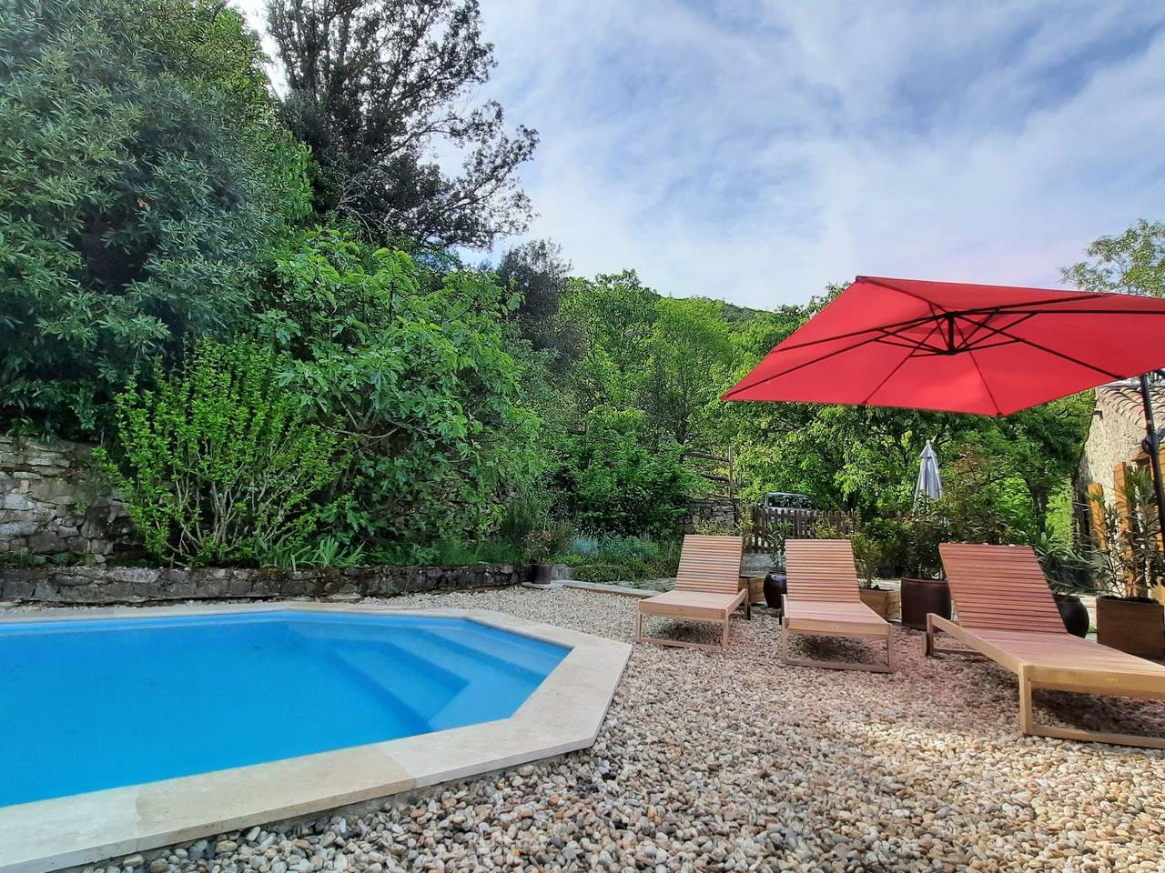 "Gîte La Calade" mit Pool in Cros, Parc national des Cévennes